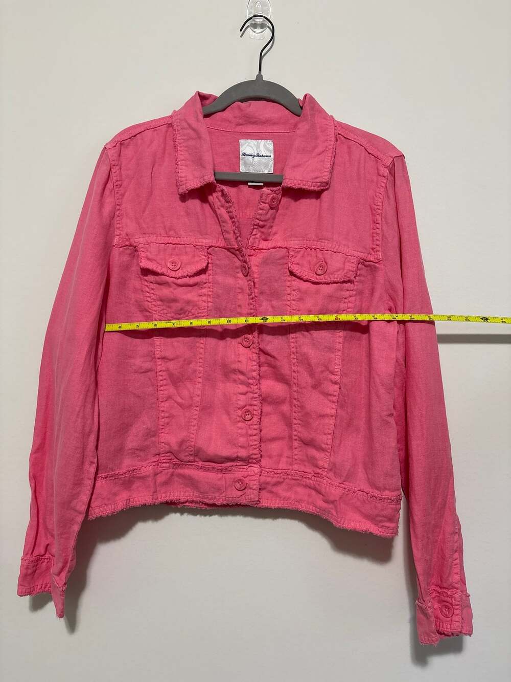 Tommy Bahama Two Palms Linen Raw-Edge Jacket